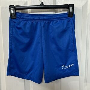 Nike Dry-Fit Academy 21 Blue Soccer Athletic Shorts Mid Rise Women’s Size XS